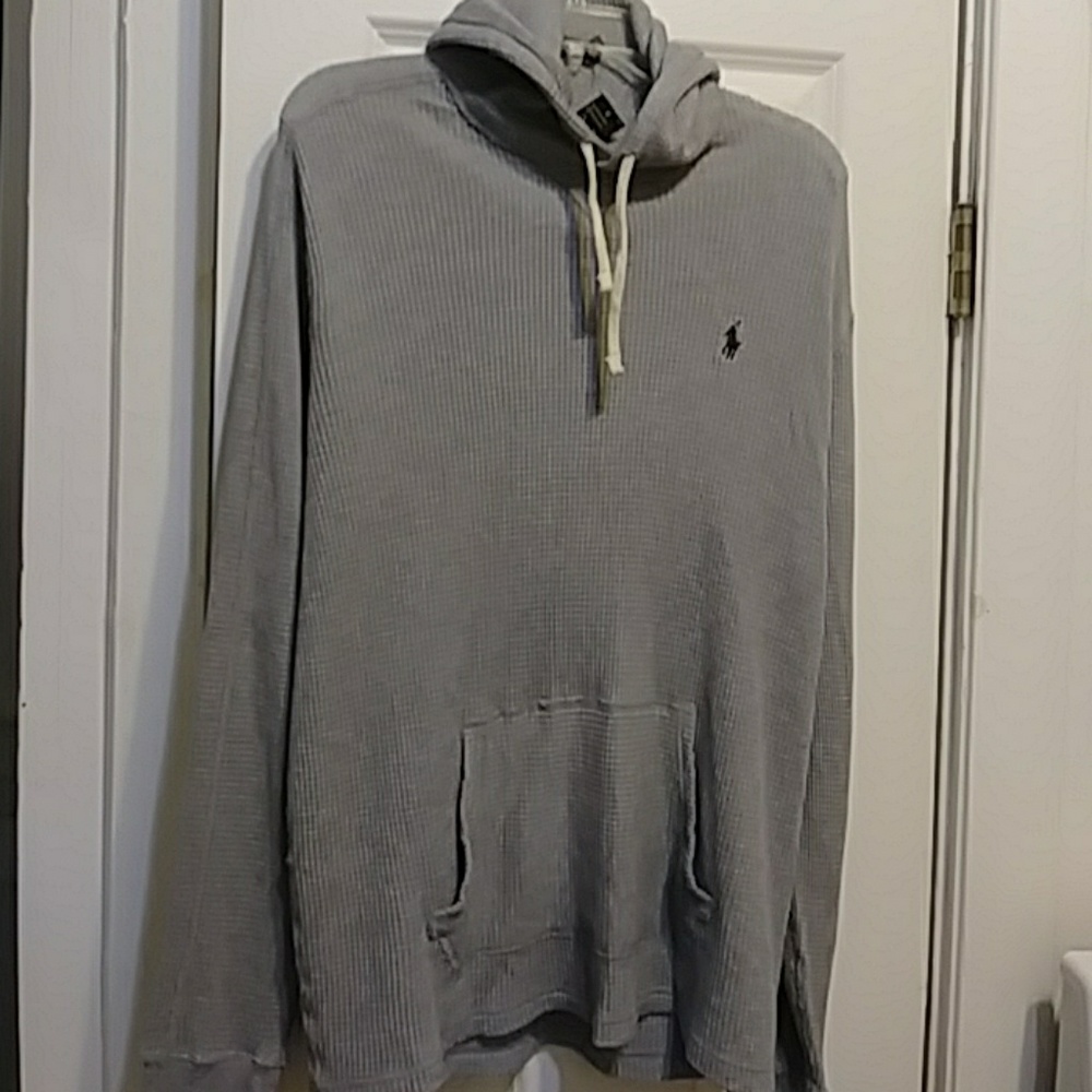 Waffle long sleeve pullover